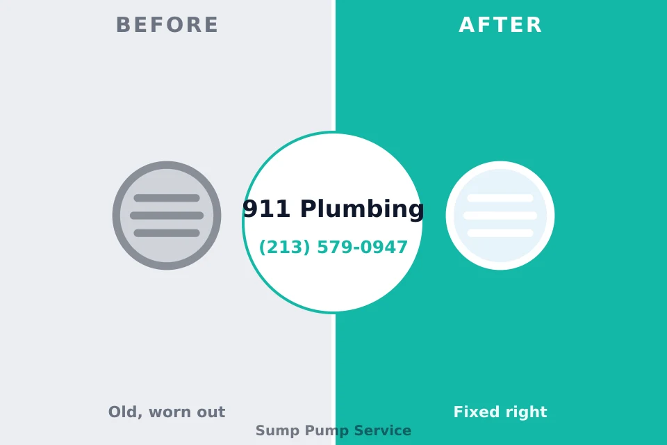 Before and after: plumbing repair Loudonville, OH